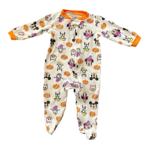 Disney Other - #122, Disney Halloween themed Kids Footie, size 6-9 mo